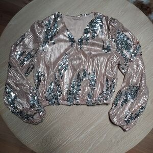 Sequin Embellished Women's Top